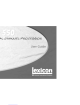 Lexicon MPX 550 Manuale utente