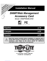 Tripp Lite SNMPWEBCARD Guida d'installazione