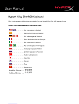 HyperX HX-KB2BL2-LA/R2 Manuale utente