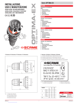 Scame electrical solutions OPTIMA-EX Series Installation, Use And Maintenance Manual