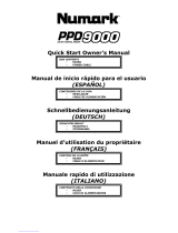Numark PPD9000 Manuale del proprietario