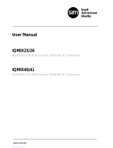 Snell Advanced Media IQMIX26 Manuale utente