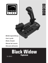 Speed Link black widow flightstick Manuale utente