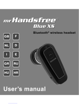 Mr Handsfree blue XS Manuale utente