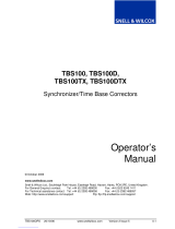 Snell & Wilcox TBS100 Manuale utente