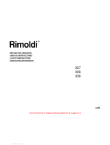 Rimoldi 329 Instruction Handbook Manual