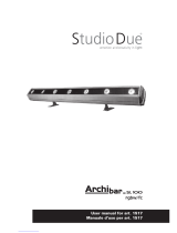 STUDIO DUE ARCHIBAR-SL100 RGBW/FC Manuale utente
