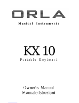 Orla KX10  Piano Accordion Manuale del proprietario