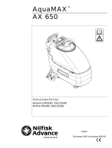 Nilfisk-Advance AQUAMAX AX 650 Manuale utente
