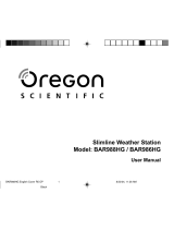 Oregon Scientific BAR986HG Manuale utente