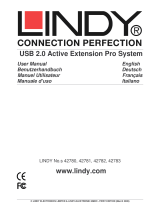 Lindy 12m USB 2.0 Active Extension Pro Manuale utente