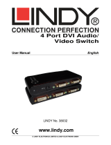 Lindy 4-Port DVI Manuale utente