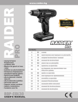 RAIDER Pro RDP-CDL30 Manuale utente