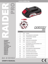 RAIDER Pro RDP-R20 Manuale utente