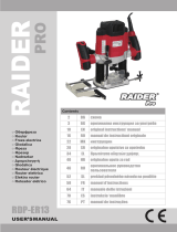 RAIDER Pro RDP-ER13 Manuale utente