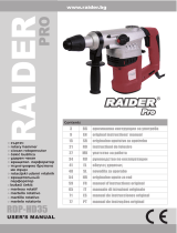 RAIDER Pro RDP-HD35 Manuale utente