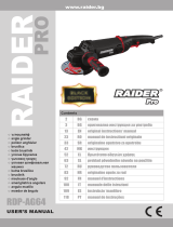 RAIDER Pro RDP-AG63 Manuale utente