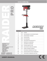 RAIDER Pro RDP-BD03 Manuale utente