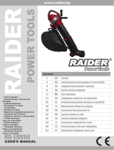 Raider Garden Tools RD-EBV04 Manuale utente