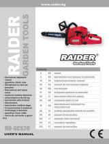 Raider Garden Tools RD-GCS20 Manuale utente