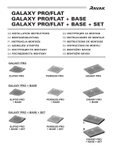 RAVAK Gigant Pro Flat shower tray Guida d'installazione