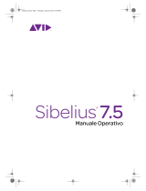 Sibelius 7.5 Guida di riferimento