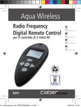 claber RF remote control 2 units Manuale utente
