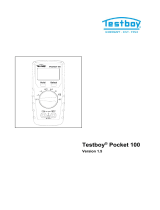 TESTBOY Pocket 100 Manuale utente