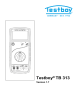 TESTBOY 313 Manuale utente
