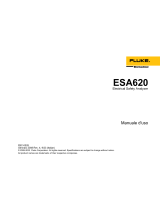 Fluke ESA620 Manuale utente