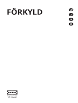 IKEA FÖRKYLD Fridge Freezer Manuale utente