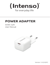 Intenso Power Adapter W30C GaN Manuale del proprietario