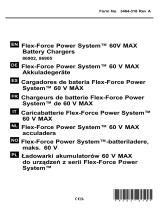 Toro Flex-Force Power System 5.4 AMP 60V MAX Battery Charger Manuale utente