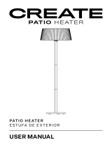 Create Infrared Patio and Garden Heater Manuale utente