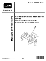 Toro Power Box Rake Attachment Manuale utente