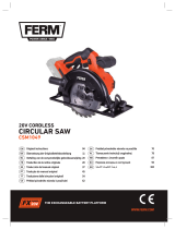 Ferm CSM1049 20V Cordless Circular Saw Manuale utente