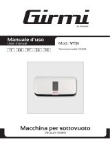 Girmi VT51 Vacuum Sealer Manuale utente