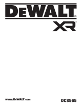 DeWalt DCS565 Manuale utente