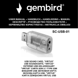 Gembird SC-USB-01 Manuale del proprietario
