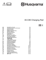 Husqvarna 40-C80 Charging Rail Manuale utente
