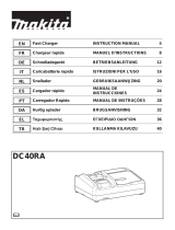 Makita DC40RA Fast Charger Manuale utente