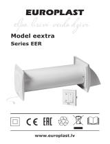 Europlast EER100 eextra Series EER Wall Mounted Heat Recovery Units Manuale utente