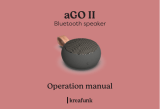 KREAFUNK aGO II Bluetooth Speaker Manuale utente