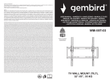 Gembird WM-55T-03 Manuale del proprietario