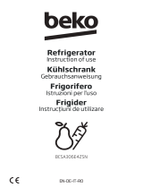 Beko BCSA306E4ZSN Built In Refrigerator Manuale utente