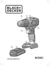 BLACK DECKER BCD0032S120-QW Impact Drill Manuale utente