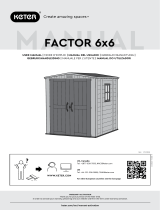 Keter Factor Shed 6x6ft Brown Manuale utente
