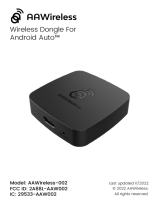 AAWireless -002 Wireless Dongle for Android Auto Guida utente