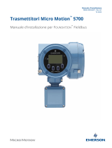 Micro Motion Trasmettitori 5700 Manuale del proprietario