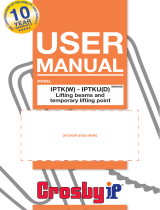 CrosbyIP IPTK(W) Lifting Clamp Manuale utente